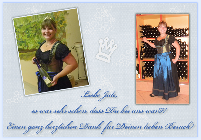 Besuch der Weinprinzessin Juliana 1.